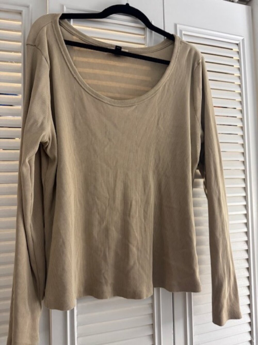 Tan Long Sleeve Shirt Universal Thread Size XXL